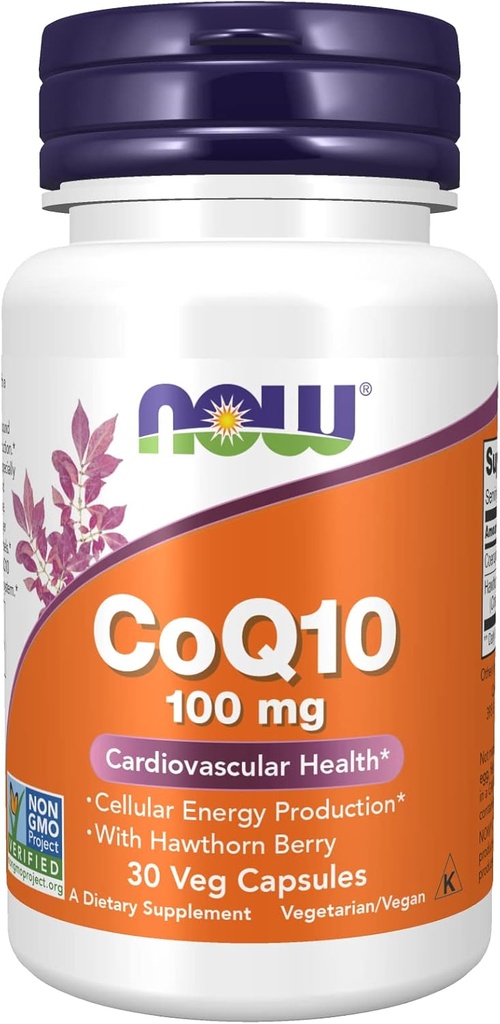 Maintenant Foods CoQ10 100mg, 30 capsules ( Multi-Pack)