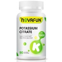 Kalium Citrate 1000mg, Kaliumergänzung für Leg Cramps, Muskel- und Herzgesundheit, Vegan, Non-GMO, Glutenfrei, 90 Kapseln