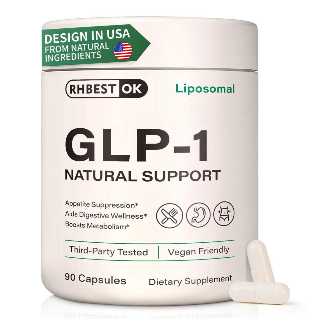 GLP-1 Supplement for Women and Men, Hunger & Metabolism Support - Support GLP1 Naturally, with Prebiotic & Probiotic Blend