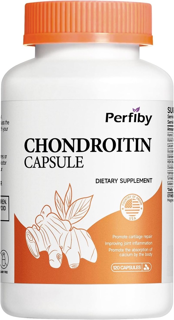 Glucosamin Chondroitin und MSM mit Elderberry Extract - Joint Support & Immune Health Supplement, 120 Kapseln, 60 Tage Versorgung