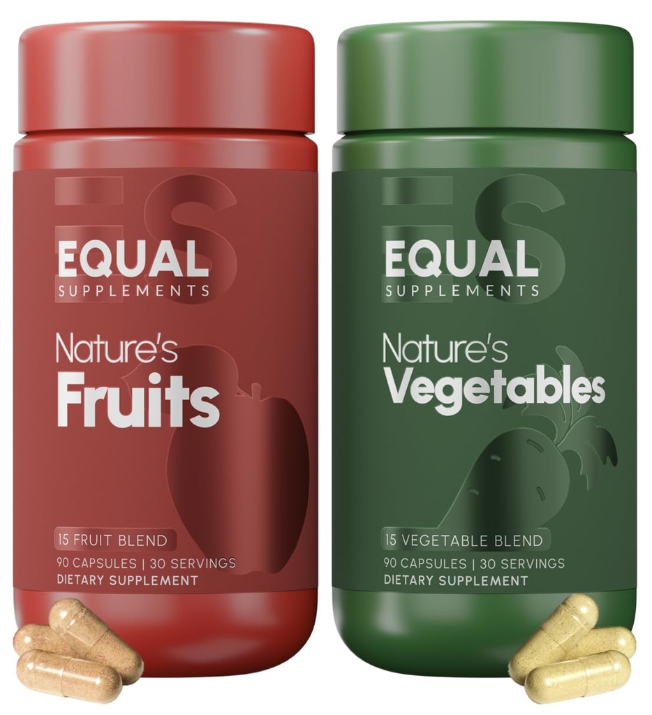 Fruits et légumes Suppléments de GMP certifiés fabriqués aux États-Unis, 1 mois d'approvisionnement.