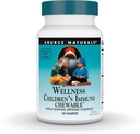 Quelle Naturals Wellness Kinder Immun Kaubar, Great-Tasting Defense Complex, Himbeer Flavored* - 30 Wafers