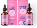 JoySpring Zink mit Vitamin C Flüssigkeitsergänzung Immununterstützung für Kinder, 1 fl oz
