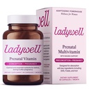 Ladywell Prenatal Multivitamin | Konzeption, Prägnanz & Postpartum | Schlüsselkomponenten einschließlich DHA, Folate & Iron | Expertly-Formuliert & Tested | Entwickelt für Absorption mit Übelkeit Unterstützung, 60 Ct