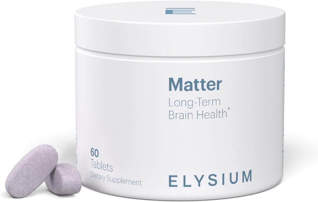ELYSIUM Matière - 30 portions - Supplément Cerveau pour mémoire et focus Omega 3 Supplément + DHA - Vitamines pour soutenir la santé et la mémoire cérébrales