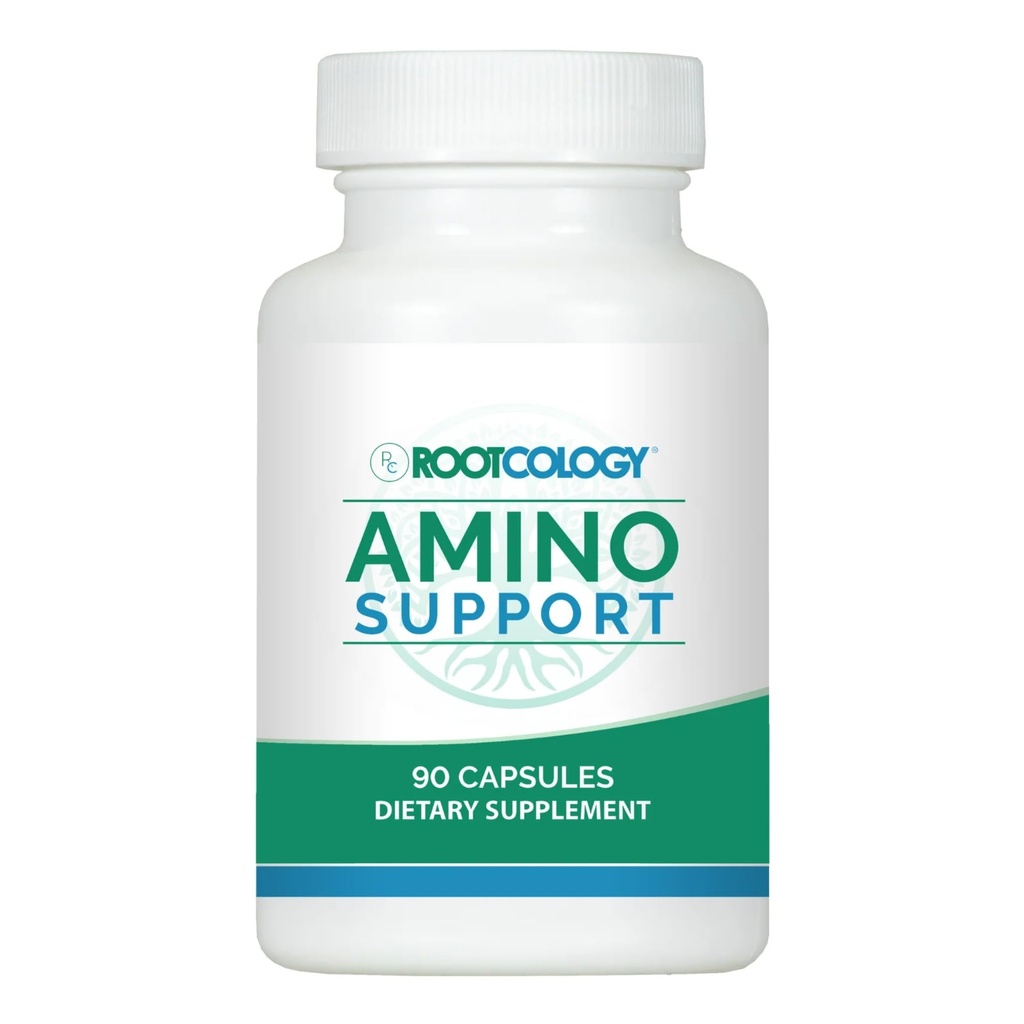 Rootcologie par Dr. Izabella Wentz-Support des aminos Capsules complexes d'acide amino avec L-glutamine, Glycine et MSM 90 Capsules
