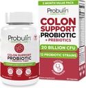 Probulin Colon Unterstützung Probiotische Ergänzung, Tägliches Gut, Verdauungs- und Immungesundheit Probiotics Kapseln für Männer und Frauen, 20 Billion CFU, Vegan, 60 Count Bottle