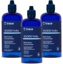Trace Minerals 40,000 Volts - Concentrate Supplement Drops for Electrolyte Support - Support Muscle Health & Vitality - Workout Drink to Aid Hydration - 8 fl oz (Pack of 3) (144 Servings)