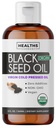 USDA Organic Black Cumin Seed Oil Liquid (8 fl oz) Premium Cold-Pressed Nigella Sativa Producing Pure - Antioxidant Supplement - Vegan, Glutenfrei, & Non-GMO (Keine Pillen oder Kapseln)