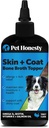 Pet Honesty Dog Skin and Coat Supplement mit Lachsöl für Hunde - Allergy Itch Relief + Haut und Mantel Gesundheit, Hundefutter Topper Bone Broth mit Lachsöl, Kollagen, Biotin + Vitamin E (12 oz)