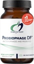 Designs for Health Probiophage DF - Bakteriophage Prebiotic + Probiotic Supplement - Probiotics for Digestion + Immune Support - Dairy Free Pre and Pro Biotics in Delayed Release Capsules (120 Count)