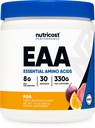 Nutricost EAA Pulver 30 Portionen - Passionsfrucht, Orange und Guava (POG) - Essential Amino Acids - Non-GMO, Glutenfrei, Vegetarisch freundlich