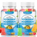 softbear Sugar Free Potassium Magnesium Gummi für Erwachsene Kinder, Hohe Absorption Kalium-Ergänzung Gummis unterstützt Leg Cramps & Muskel & Immun Gesundheit, Delicious Mixed Fruit Flavor 120 Count