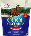 Manna Pro Cool Calories 100 – Supplément de graisse équine pour chevaux, soutient le gain de poids sain, l'entretien musculaire et le manteau brillant, concentré de graisse sèche booster calorie, formule à faible amidon, 8 lb sac
