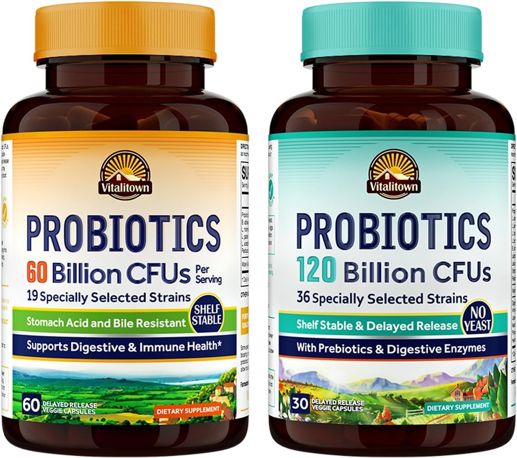 Vitalitown Probiotic Bundle (paquet de 2).