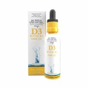 Treasure enseveli Vitamine D3 & K2 gouttes - 5000 UI D3 avec 100 mcg K2 pour os, coeur et crème, sans sucre, 2 fl oz