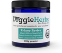 Certified Organic Kidney Revive - 100% Kräuter Dog Kidney Health Healing Supplement für Akute und chronische Erkrankungen von Doggie Kräuter