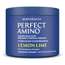 BodyHealth PerfectAmino Powder - BCAA et EAA Powder for Pre and Post Workout - Acide Amino boisson énergétique pour les hommes et les femmes pour soutenir le muscle maigre et la récupération - Citron Lime - 30 portions