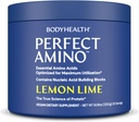 BodyHealth PerfectAmino Powder - BCAA und EAA Pulver für Vor- und Nacharbeit - Aminosäure Energy Drink für Männer und Frauen, um Lean Muskel und Erholung zu unterstützen - Lemon Lime - 30 Servietten