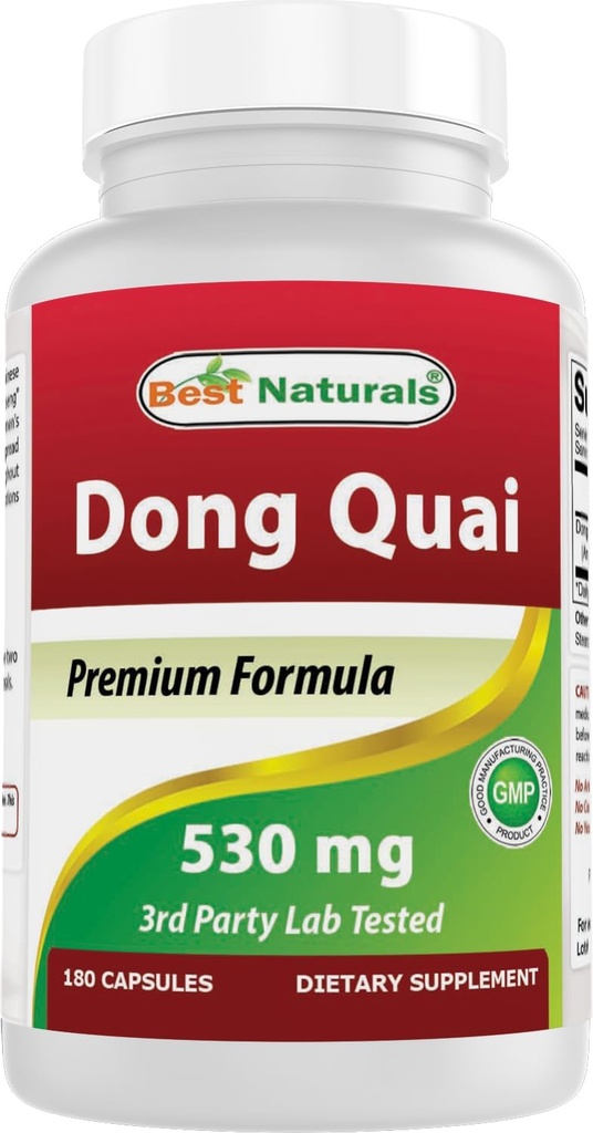 Meilleurs Naturels Dong Quai 530 mg 180 Capsules