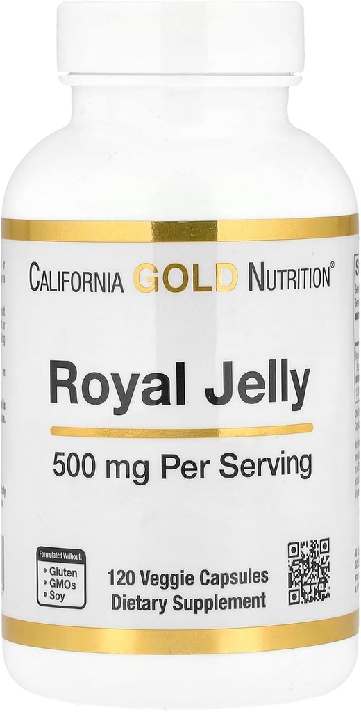 California Gold Nutrition Royal Jelly, 500 mg, 120 Veggie Kapseln