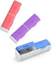 Pill Organizer 2 Mal pro Tag, (3 Pack) Kleine Pille Box, Am Pm Daily Pill Organizer, Moisture Proof Reise Pille Fall für Taschengeld, Tragbare Medizin Box halten Vitamin, Fischöl, Supplement