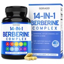 GLP-1 Supplement 14 in 1 Formula for Women & Men (60 Count) GLP1 Supplement Support Gut Health & Metabolism with Berberine,Ceylon Cinnamon Extract & More - Third Party Tested , Vegan Safe & USA Made