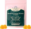 Vital Quelle Feminine Balance Ananasgummis zur Verbesserung der Immune, Glutenfrei & Halal,Gesundheit & Wellness Hawaiian, Vegan für Frauen60 Gummis (1)