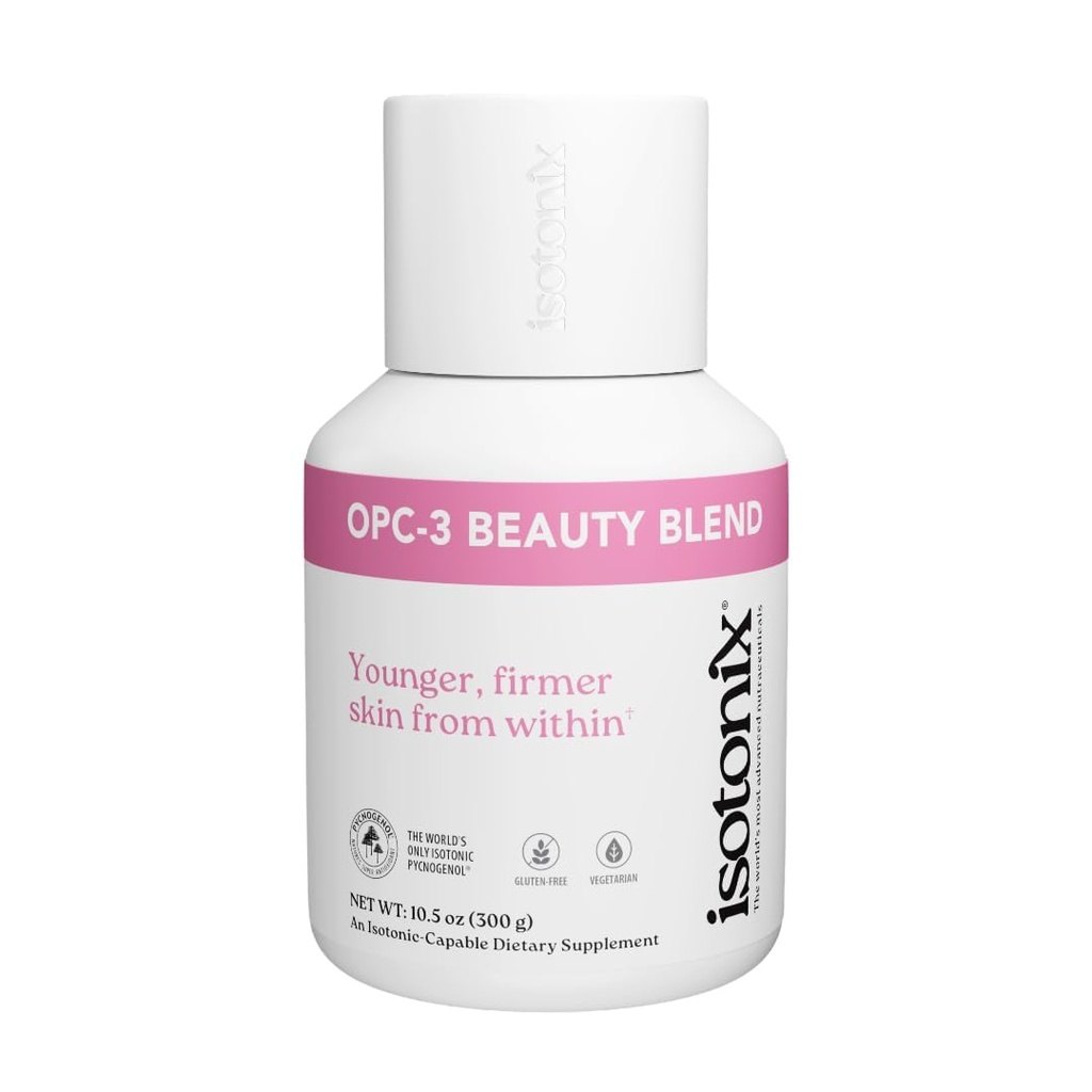 Isotonix OPC-3 Beauty Blend Powder.Support de collagène avec Pycnogenol®, Graine de raisin et extrait de vin rouge.