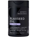 Sportforschung Flaxseed Oil Softgels 1242mg - Plant Based Omega 3 Supplement für Damen und Herren - Non-GMO Verified, Soy & Gluten Free (200 Count)
