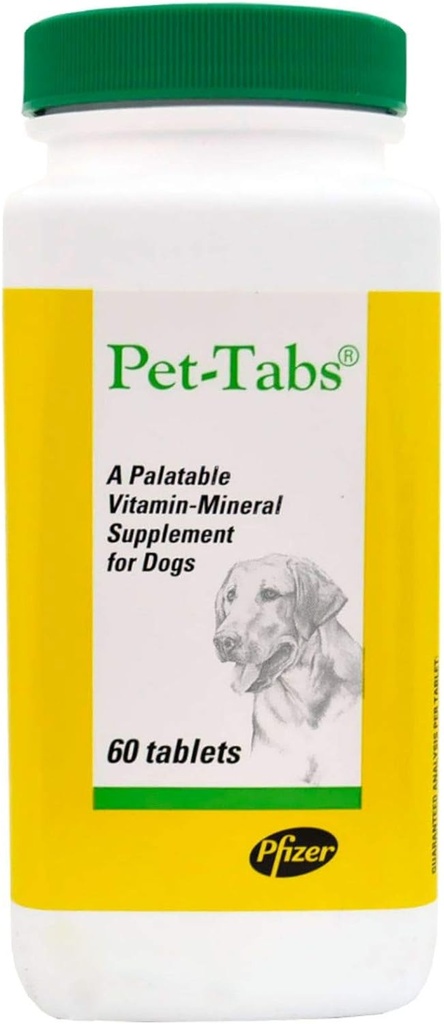 Onglets pour animaux de compagnie Formule originale supplément de vitamine, 60 Compte