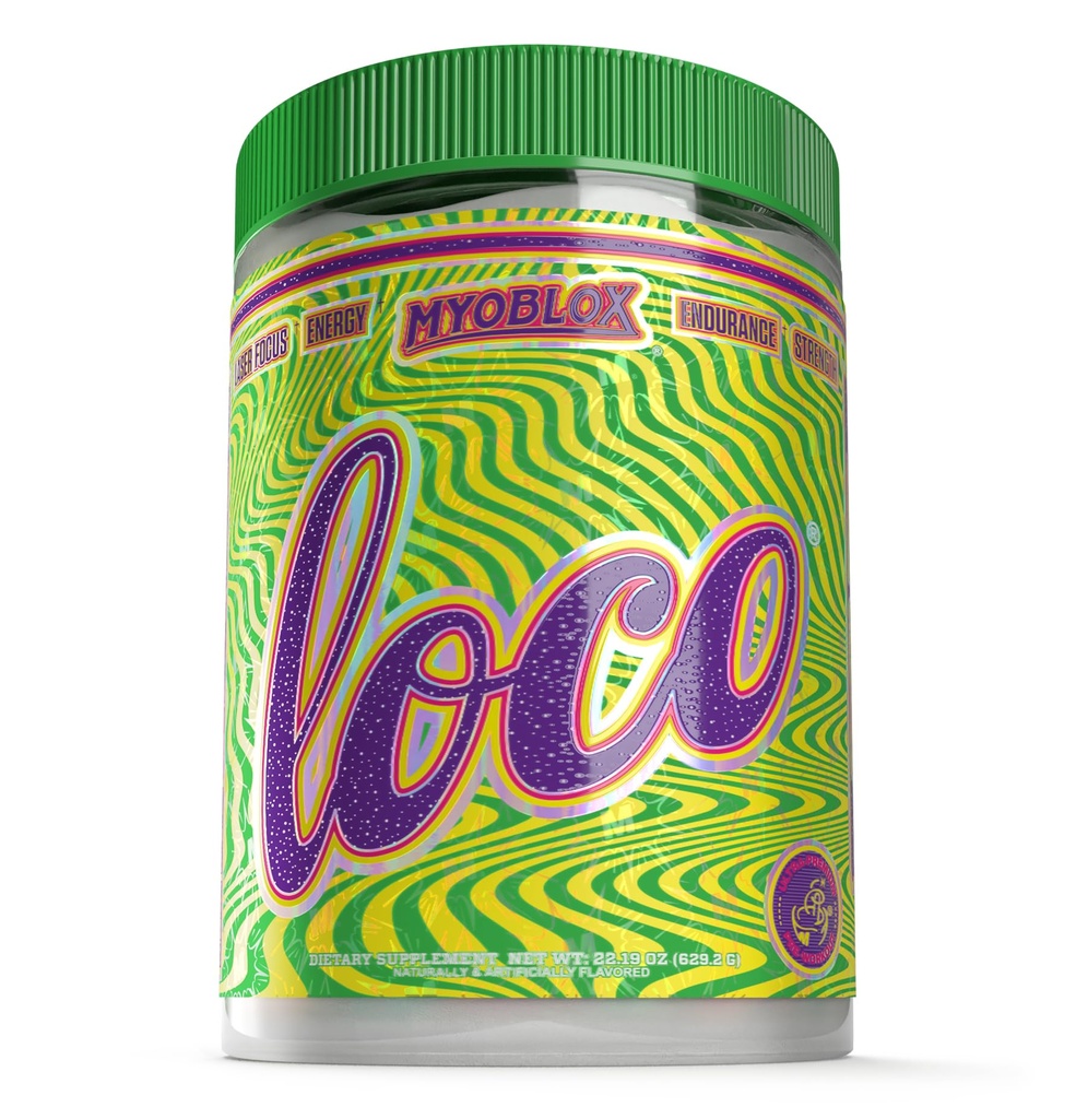 MyoBlox Loco | Pre Workout (40 Servings, Gorilla Juice)