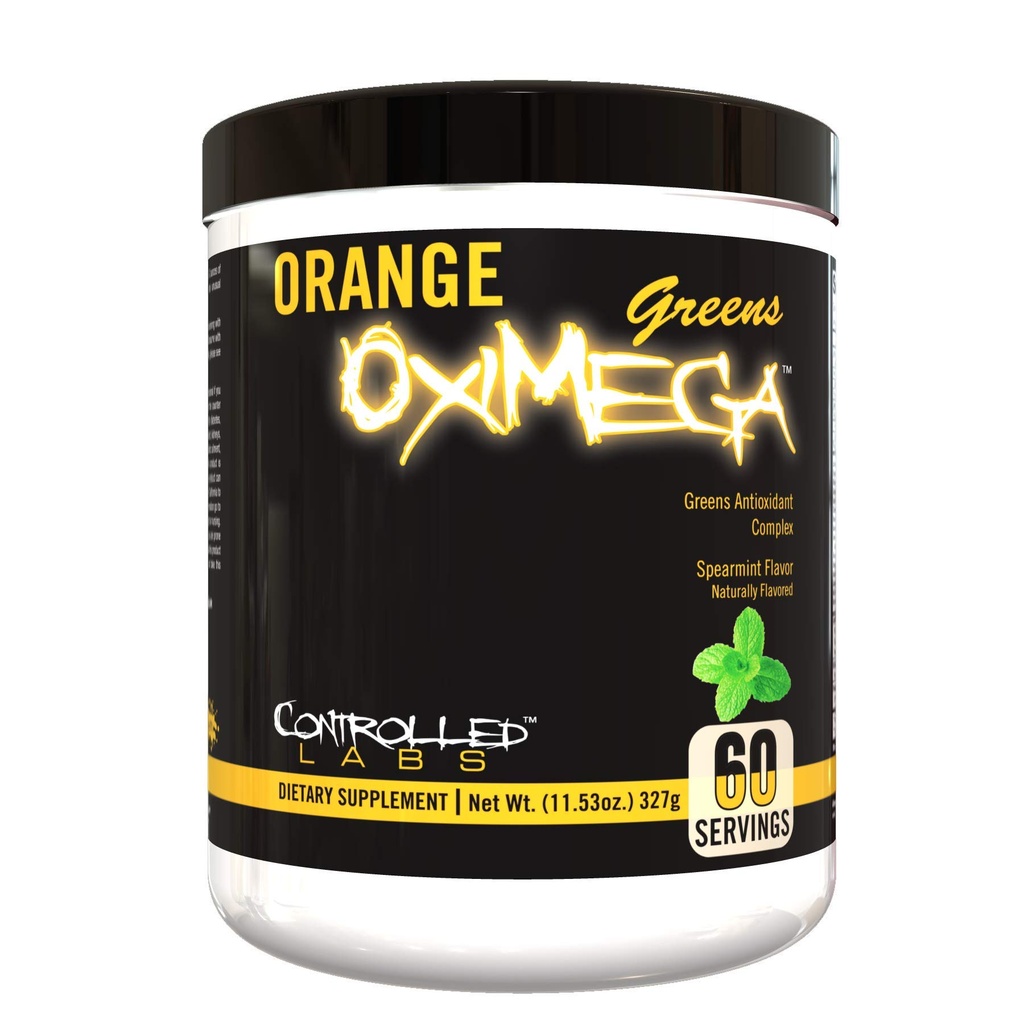 Laboratoires contrôlés Orange OxiMega Greens Spearmint -- 0,72 lb