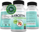 DOCTOR EMPFEHLUNGEN Quercetin 800mg w/Bromelain 165mg pro Servieren- 120 Veggie Kapseln-Full 60 Tage Versorgung, Vitamin-Ergänzung zur Unterstützung & Bioflavonoide, Glutenfrei, Non-GMO