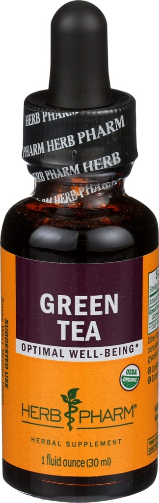 Extrait de liquide de thé vert biologique certifié Pharm - 1 once