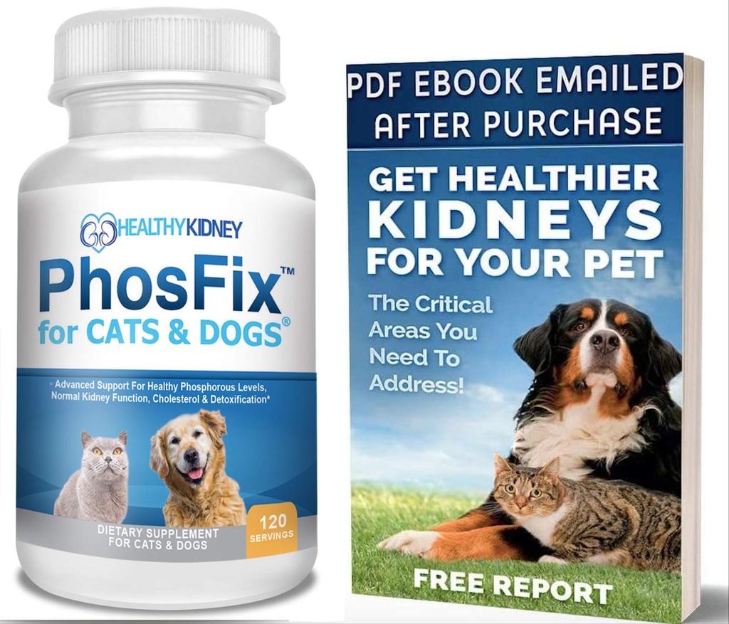 PhosFix für Katzen & Hunde: Phosphor Binder für Katzen & Hunde zur Unterstützung normaler Phosphor-Level und Nierenfunktion, Chitosan für die Wiederherstellung der Nierengesundheit natürlich. Eine besondere Nierenergänzung
