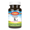 Carlson - Vitamin K2 MK-7 (Menaquinone), 180 mcg, Knochenunterstützung, Calcium Bioverfügbarkeit, K2 Vitamin, Vitamin K-2, 90 Softgels