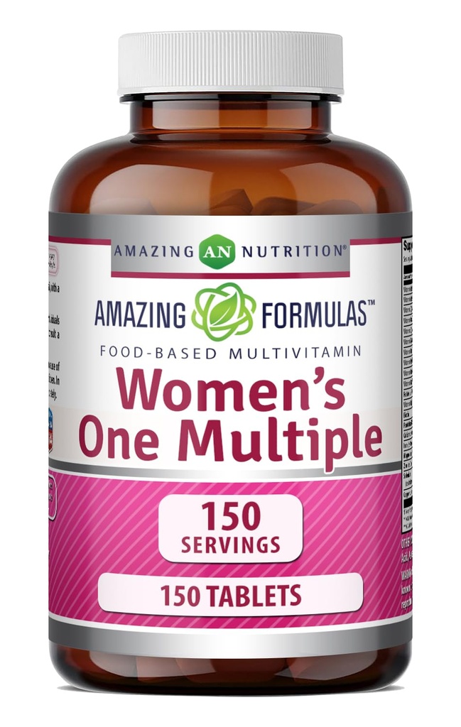 Formules étonnantes Un supplément de multivitamines pour femmes Basé sur des aliments de 150 comprimés
