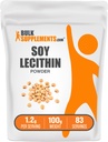 BulkSupplements.com Soy Lecithin Powder - Lecithin Supplement, Nahrungsergänzungsmittel, Lebensmittelklasse - Glutenfrei, 1.2g pro Servierung, 100g (3.5 oz) (Pack von 1)