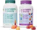 SmartyPants Prenatal and Kleinkind Multivitamin Gummis Bundle: Omega 3 Fischöl (EPA/DHA), Biotin, Methylfolat, Vitamin D3, C, Vitamin B12, B6, A, K & Zink für Immununterstützung (30 Tage Versorgung)