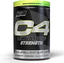 Cellucor C4 Ultimate Strength Pre Workout Powder - Tri-Stim Erfahrung 300mg Caffeine+TeaCrine+Dynamine - Kreatin & Beta-Alanin - Energieergänzung für Herren & Frauen - Saure Grüne Apfel, 20 Servierungen
