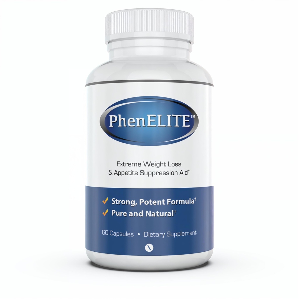 Phenelite Fat Burner pour les femmes - Weight Loss Support and Diet Pills for Helping Reduce Belly Fat - Supplément fait de Cétones de framboise et des extraits de plantes Premier - Suppresseur d'appétit, végétalien
