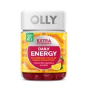 OLLY Ultra Strength Hair, Extra Strength Daily Energy, Biotin, Keratin, Vitamin B12, CoQ10, Goji Berry Gummy Supplement Bundle - 30 Count, 60 Count