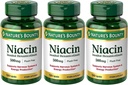 Set von 3 Natur Bounty Niacin Flush Free 500 mg, 120 Kapseln von Maven Geschenke
