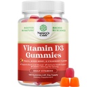 Natures Craft Vitamin D3 Gummi für tägliches Wellness - Delicious Vitamin D Gummis für Erwachsene mit D3 2000IU pro Servieren Knochen Muskel- und Immununterstützung - Non-GMO Gelatin & Gluten Free (60 Tage Versorgung)