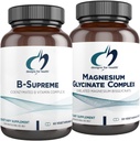 Conceptions pour la santé Magnésium Complexe Glycinate (60 Capsules) et B-Supreme (60 Capsules)