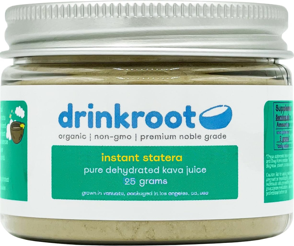 Instant Statera Vanuatu Kava - Pure Organic Dehydrated Kava Juice von der Insel 25g, 0.88 Unze (Pack von 1)