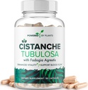 Cistanche Tubulosa avec Fadogia Agrestis - Promotion de la vitalité - Suppléments naturels pour les hommes et les femmes avec biopérine par Powered X Plants, 90 portions