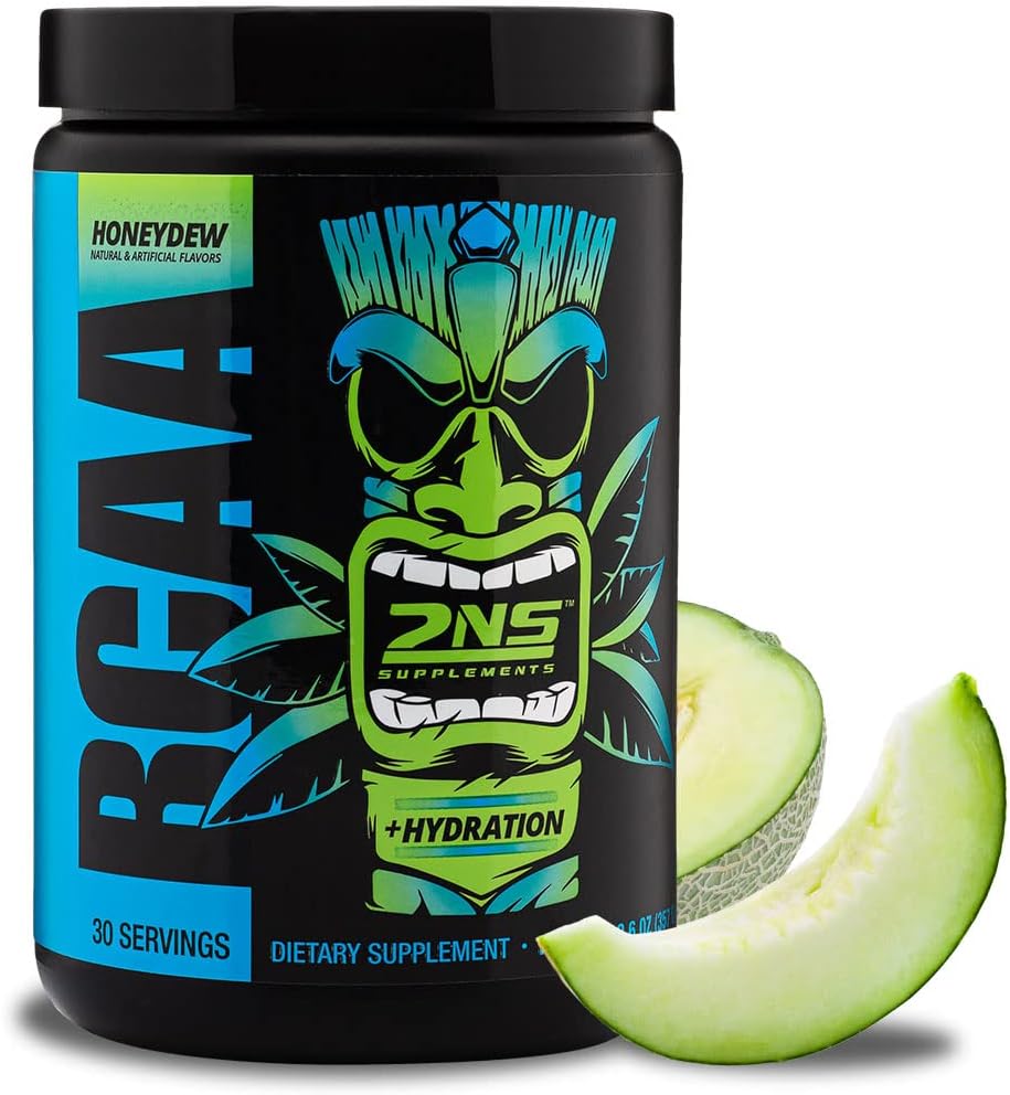 2. Natur-Ergänzungen – BCAA Honeydew, 30 Servierungen, 12.6 Oz – 9 G verzweigte Kette Aminosäuren – Unterstützt Muskelwachstum, Erholung & Ausdauer – Wiederholung Elektrolyte – Keine Zucker oder Farben hinzugefügt