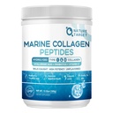 NATURE TARGET Marine Collagen Peptides Powder - Typ I & III Kollagen mit Probiotika, Vitamin C & Hyaluronsäure für Haut, Haar, Nägel, Wild-Caught Fish & Grass-Fed Bovine, 35 Servierungen